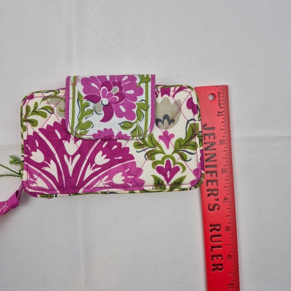 Vera Bradley Smartphone Wristlet Julep Tulip Floral Quilted Wallet NWT 6 x 4" - Picture 11 of 11